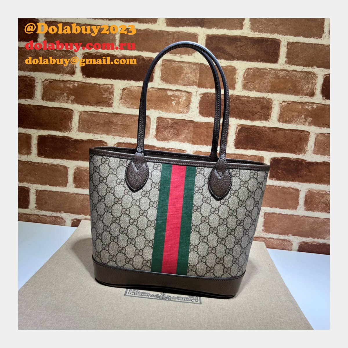 G*u*i cheap 726762 ophidia small tote beige bag