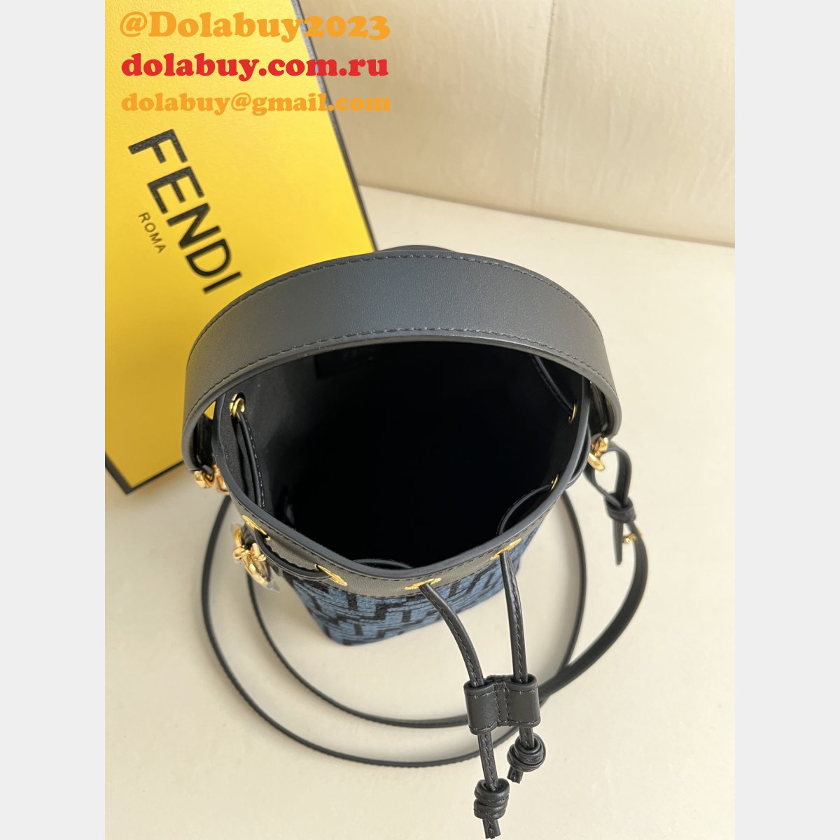 top quality wholesale F**di mon tresor ff small bucket bag