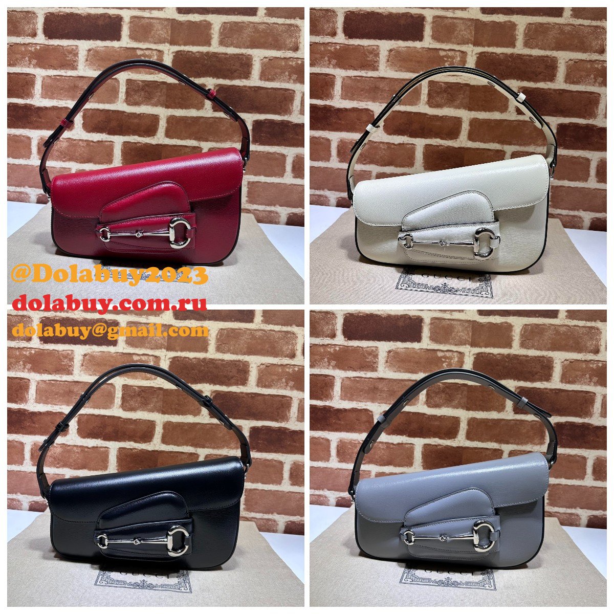 Gucci Copy Horsebit 1955 764155 Shoulder 1:1 Mirror Bag