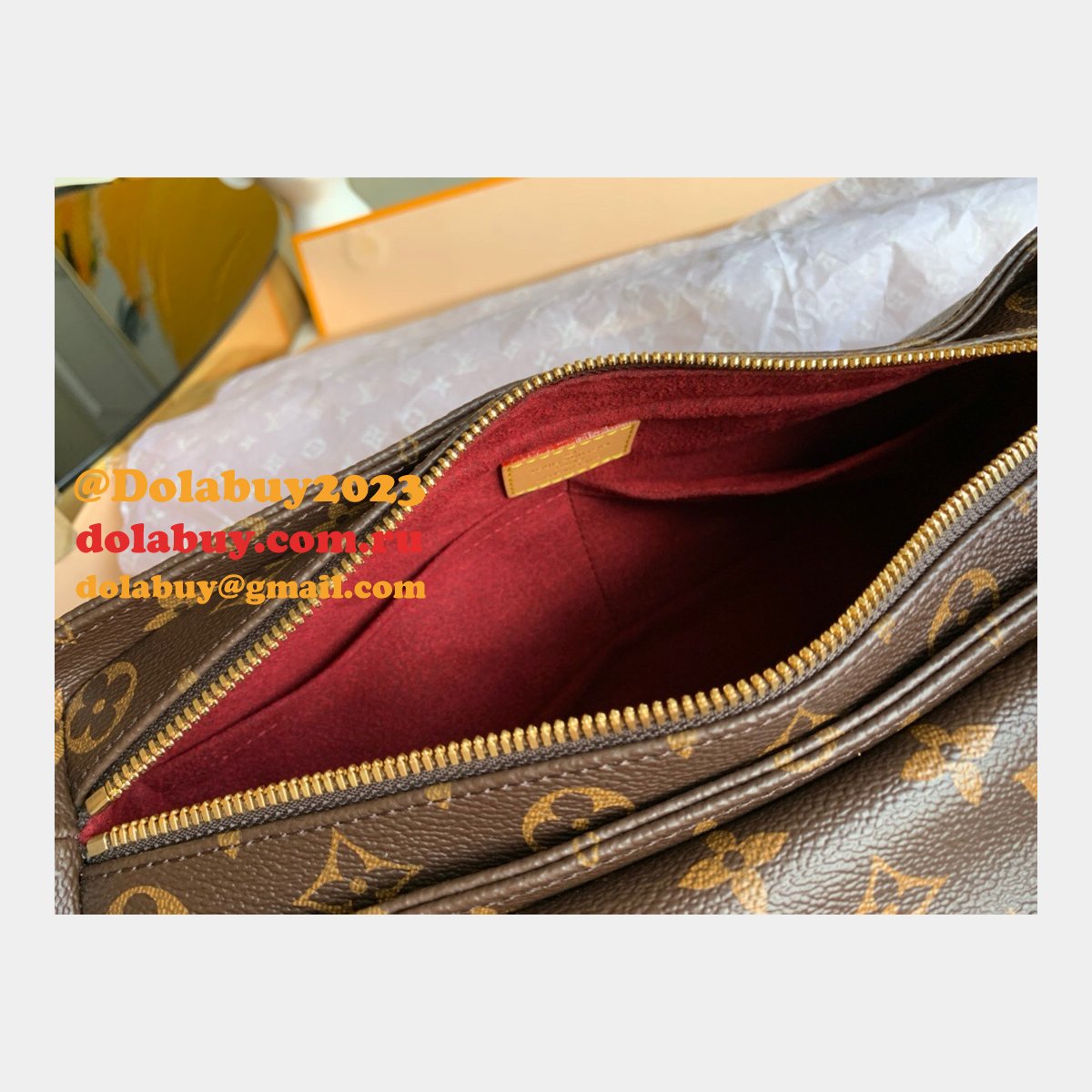 Louis Vuittons Replica Monogram Viva Cite Mm Shoulder M51164