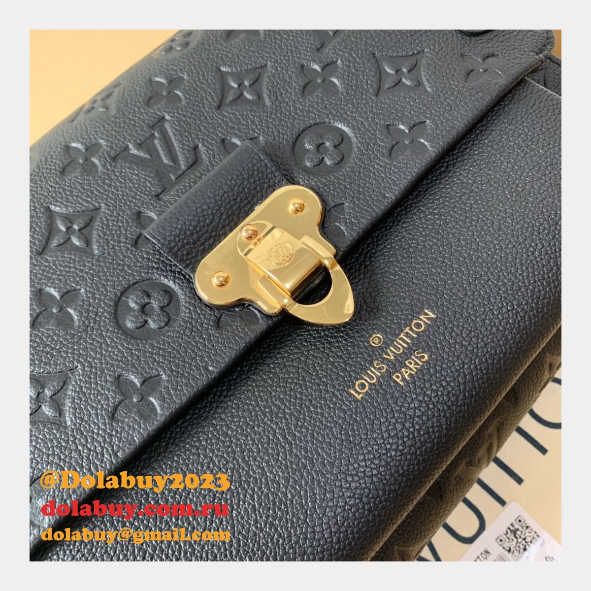Replica High AAA+ Louis Vuitton M44150 Vavin Black Bags