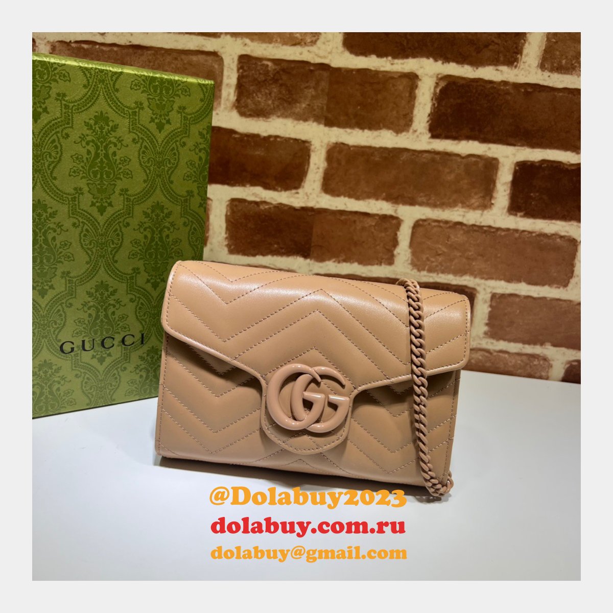 replica G*u*i designer 474575 gg marmont matelasse bags