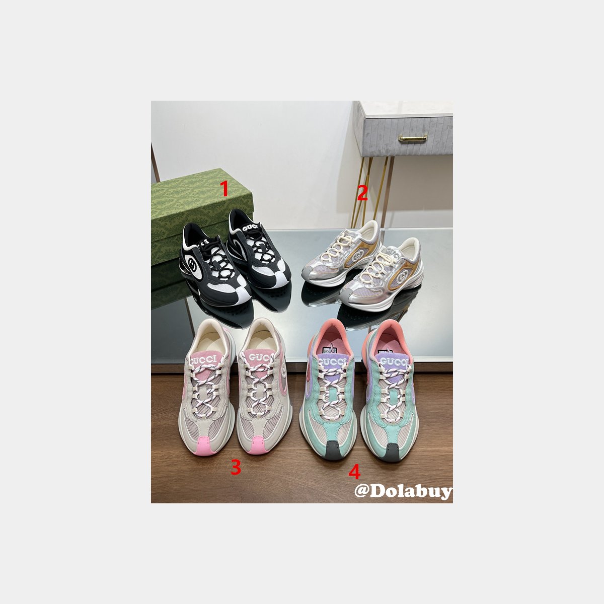 men''s G*u*i run sneaker replica top quality