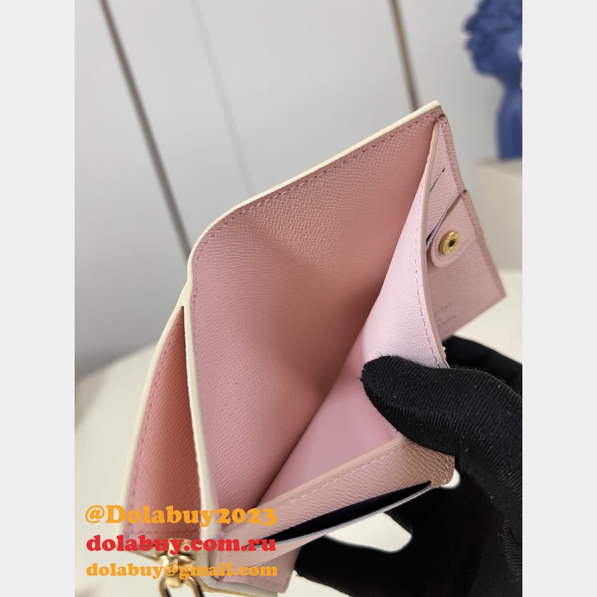 Louis Vuitton Baige Lisa Monogram LV Circle M00133 Wallet