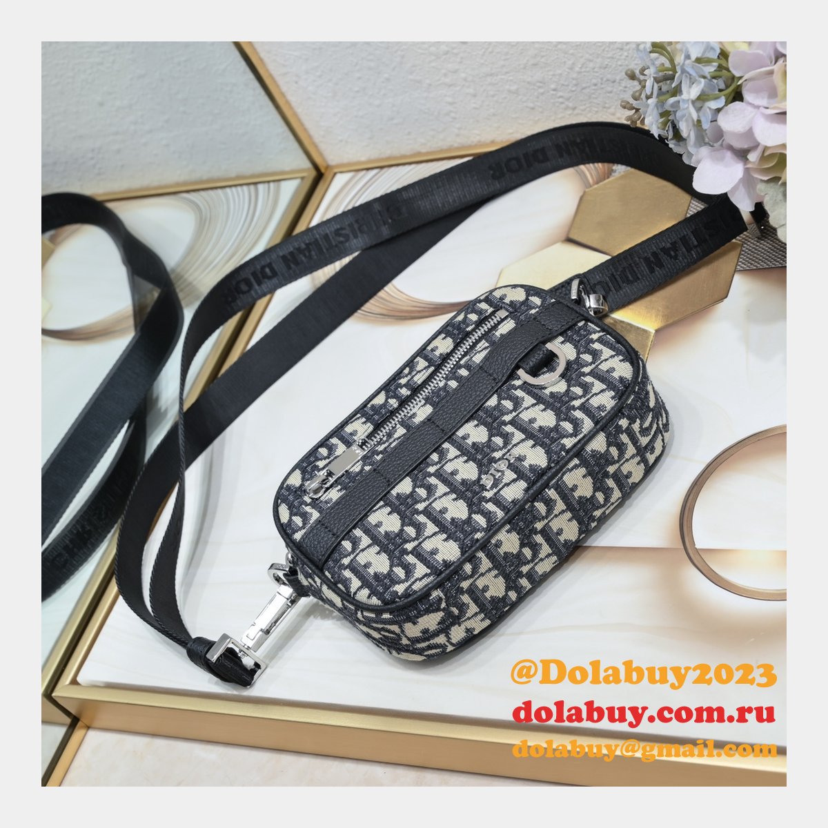 Cheap 1:1 Mirror CHRISTIAN DIOR Safari messenger bag