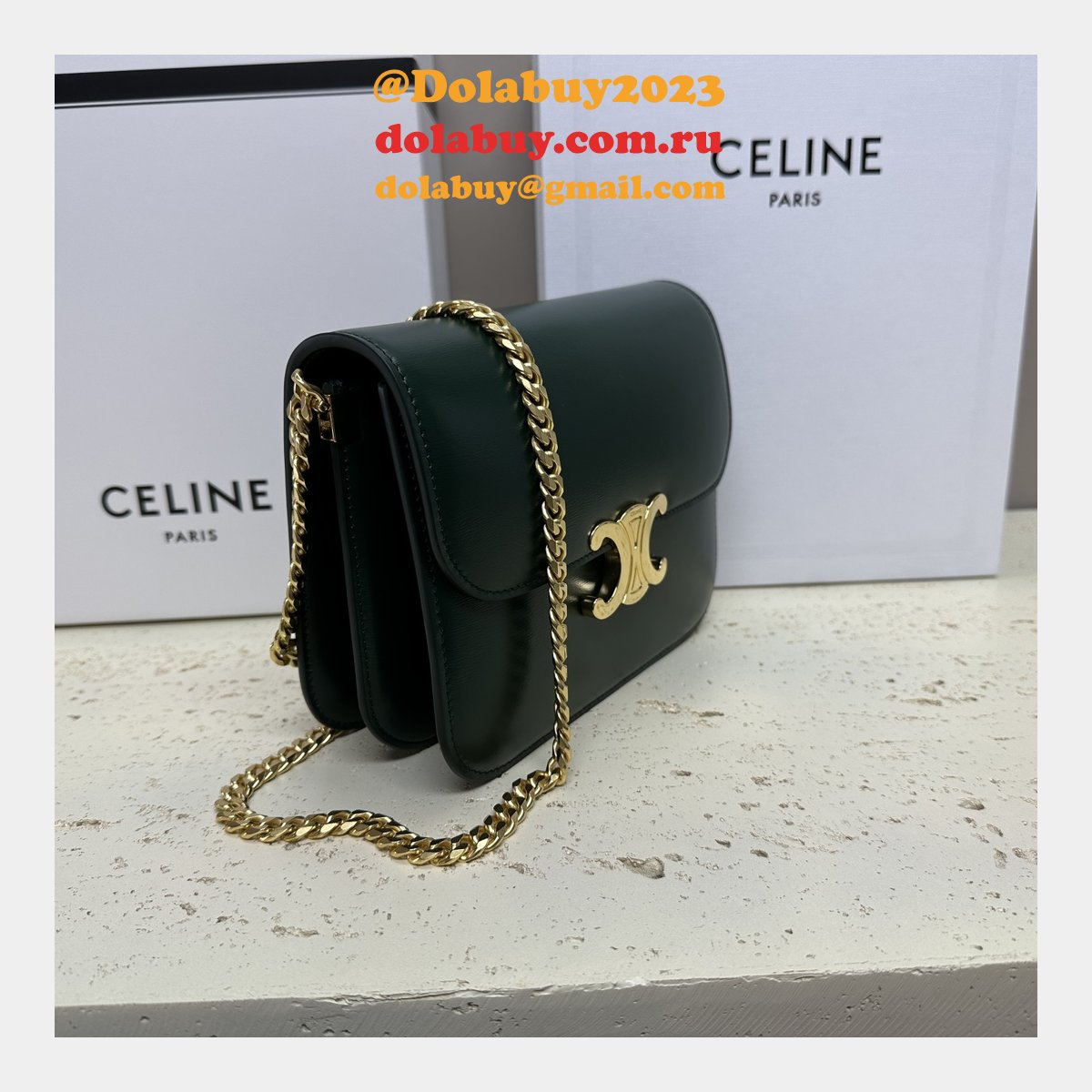 Designer Teen Triomphe Shiny 113583 Amazone Celine Replica Bag