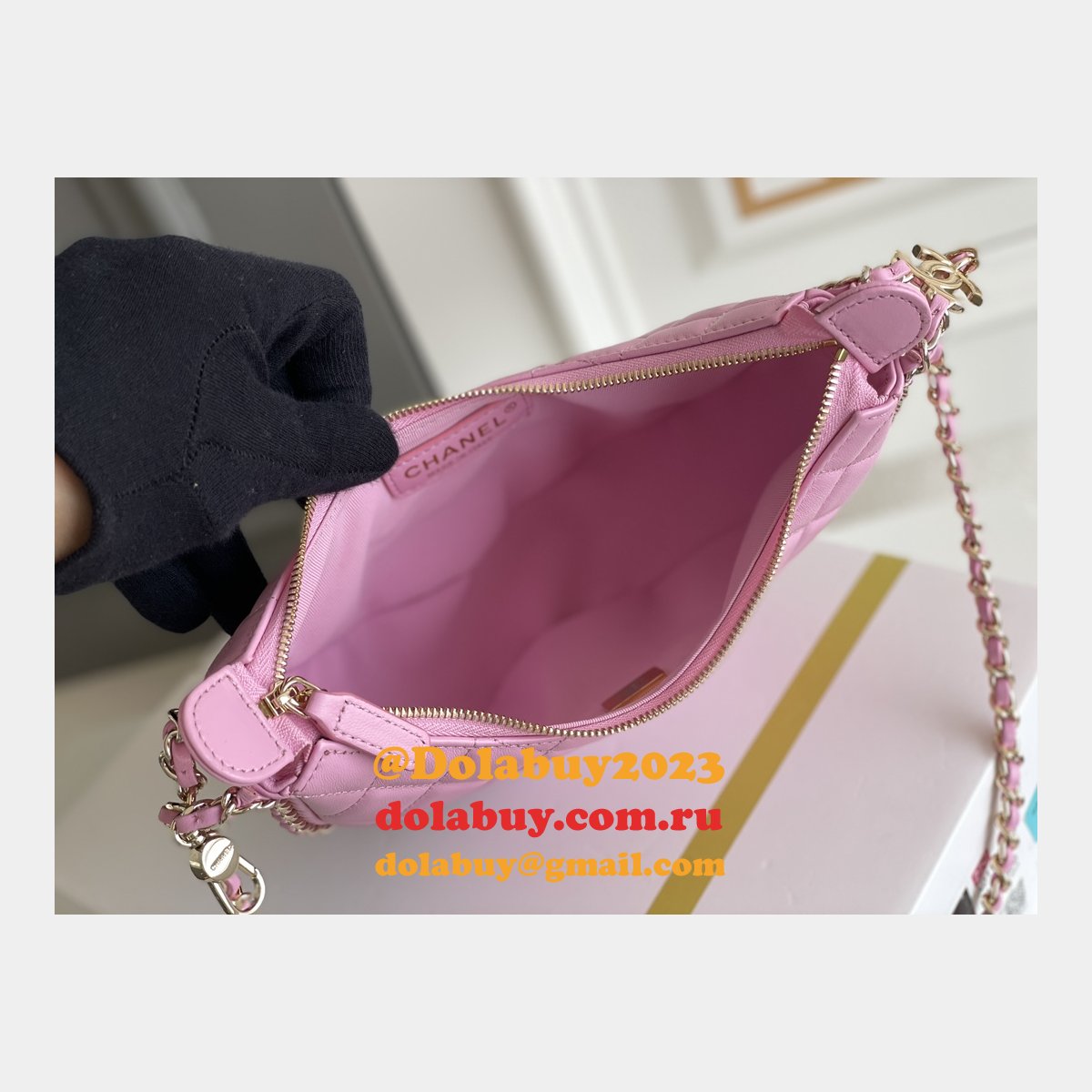 We Sale High-quality Fake AS3917 Lambskin Hobo Bag