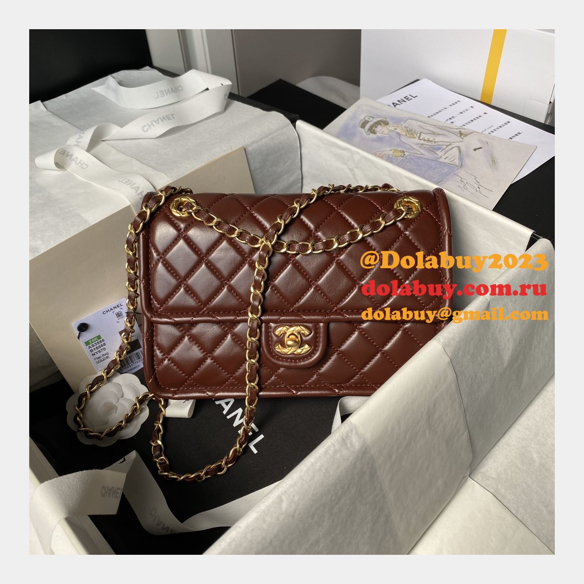 Where to Buy AS3586 A Knockoff Highly-rated Luxury Fashion Flap Bag