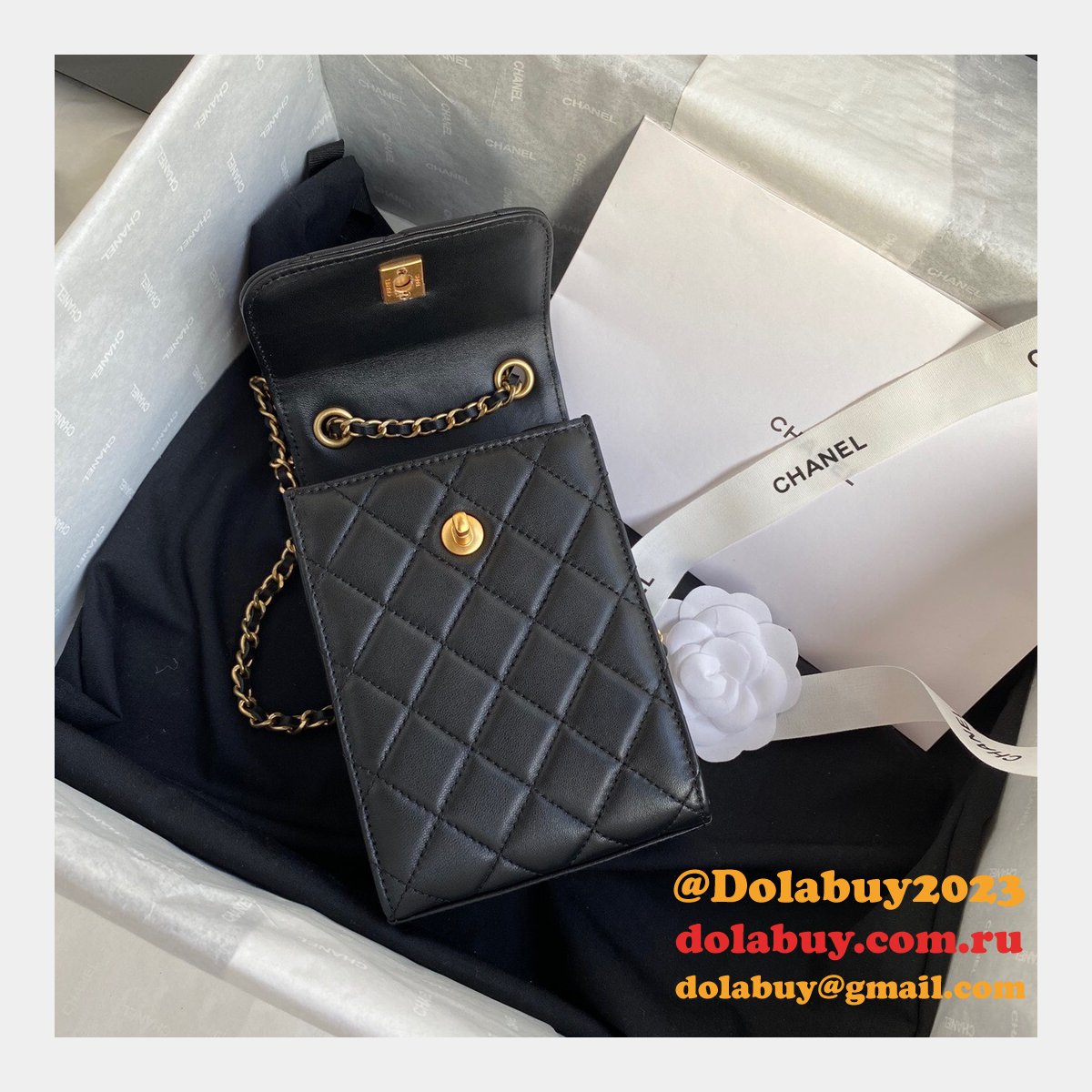 Knockoff CC Shoulder For Phone Small Leather Bag