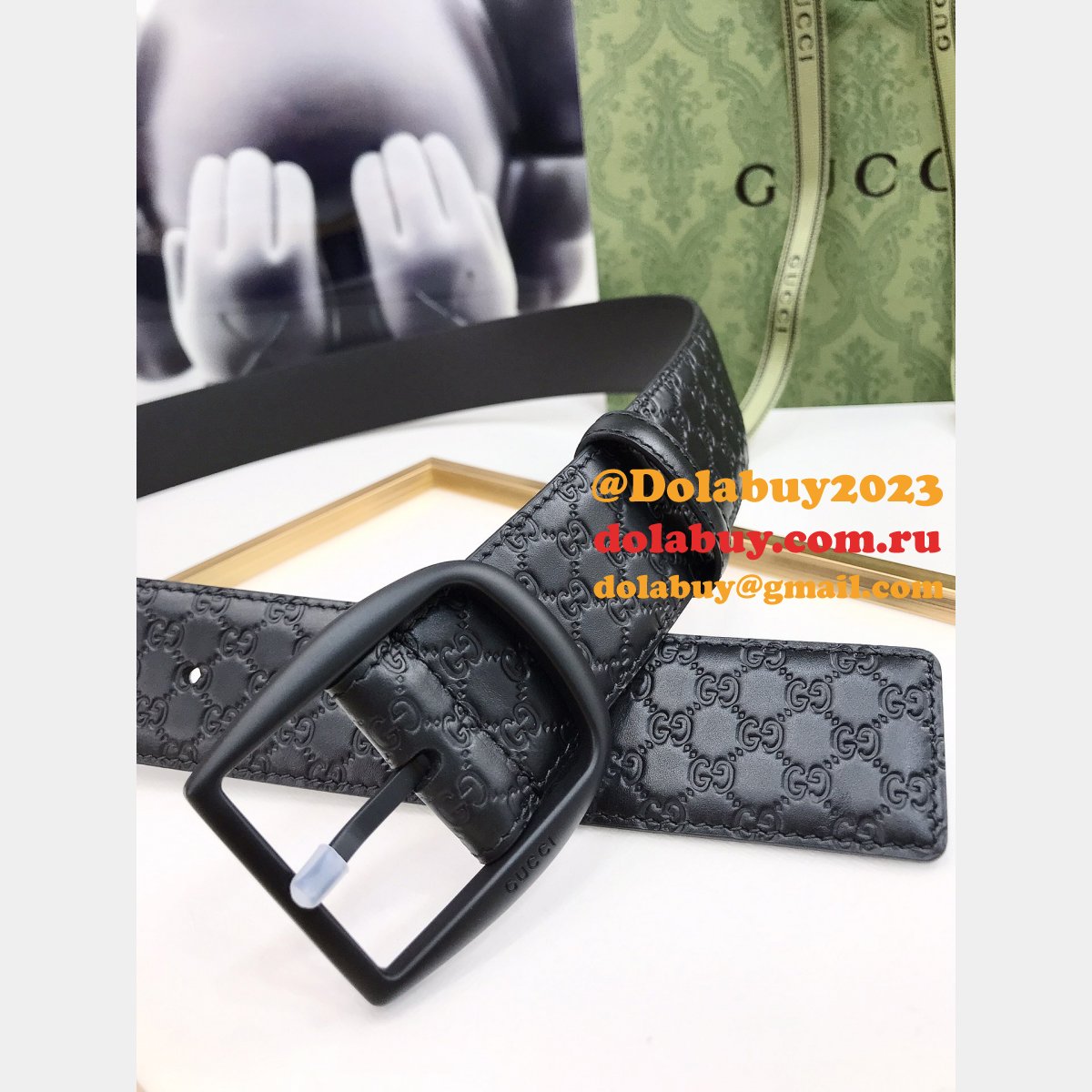 Luxury Inspired GG 40MM 7 Star Belt