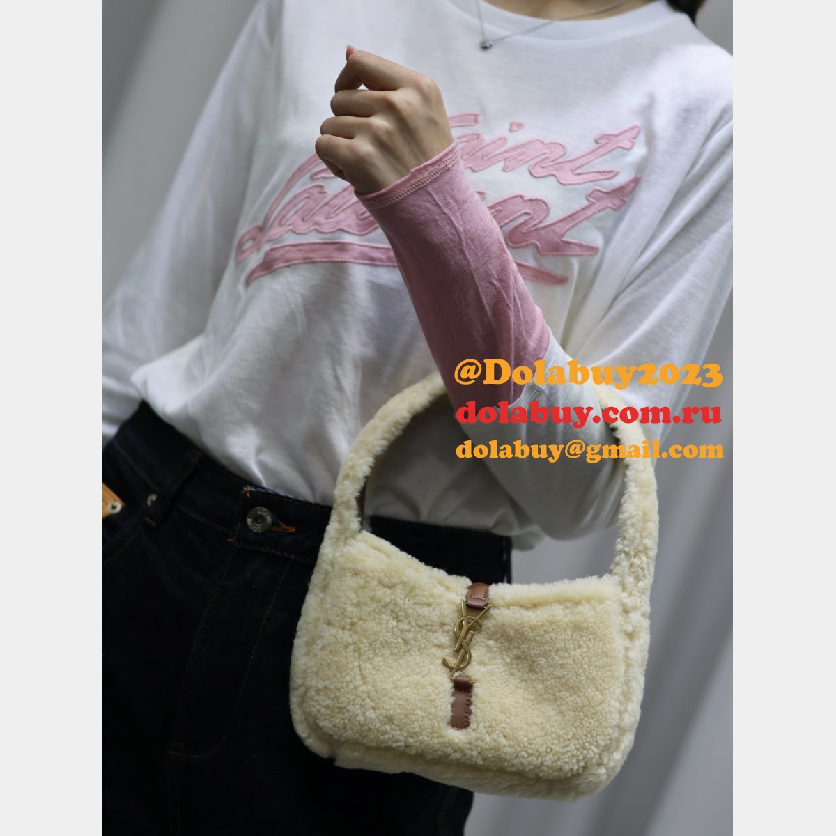 Replica Saint Laurent Designer YSL 710310 Le 5A7 Hobo Bag