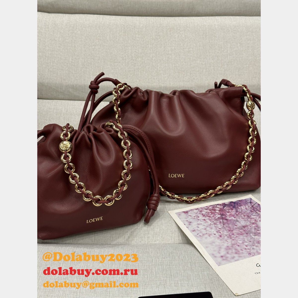 Designer loewe Flamenco Purse bag nappa lambskin