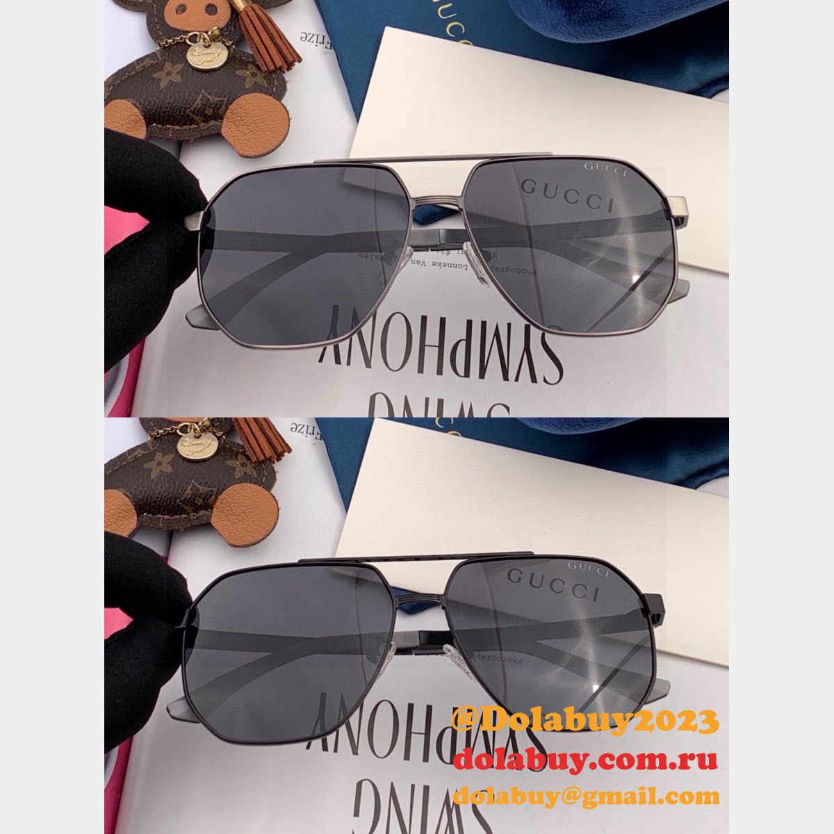 G*u*i high quality inspired g0502/7708/1731/1201 replica sunglasses