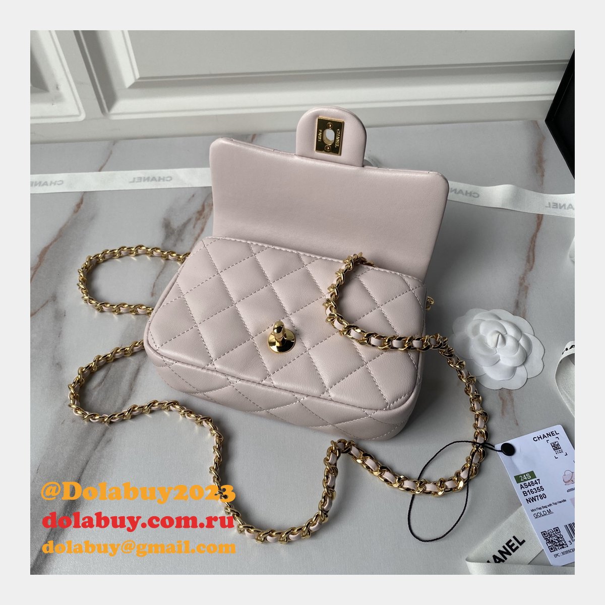 Copy Flap Top Handle AS4847/AS4848 1:1 Mirror Bag