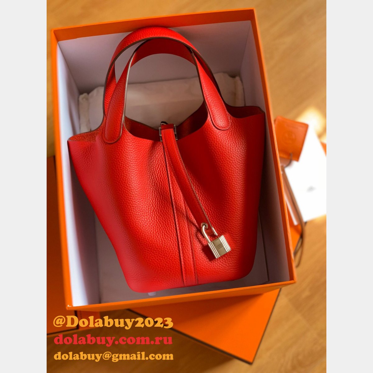 Hermes Replica Picotin Mm Clemens Fitting Red Bag