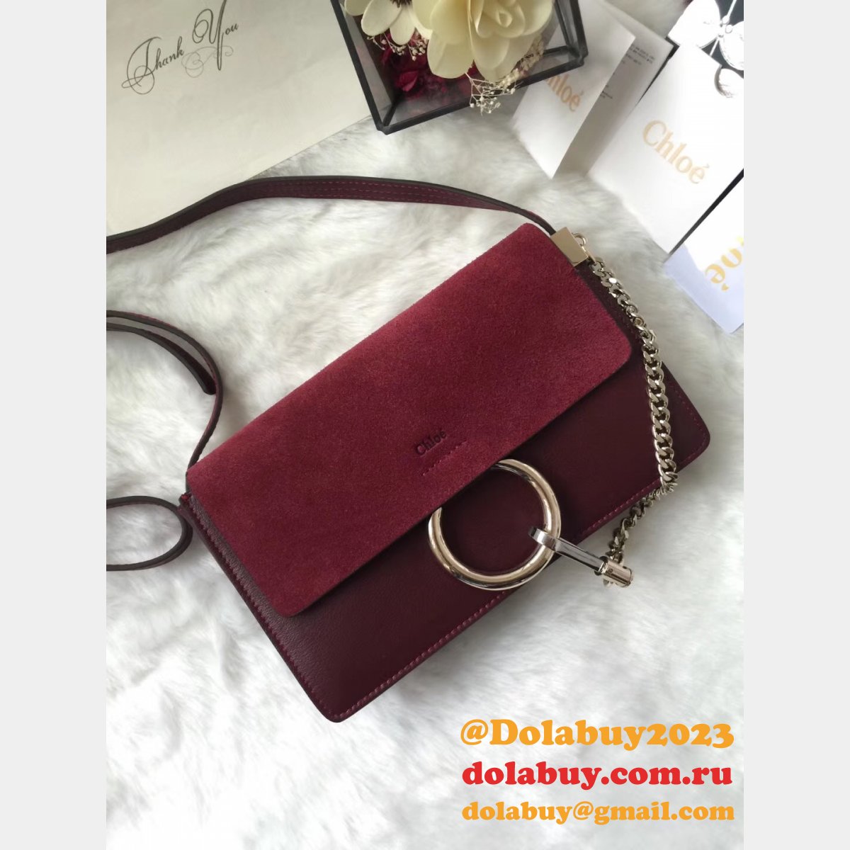 Designer 1:1 Replica Chloe Faye Bag On China Sale