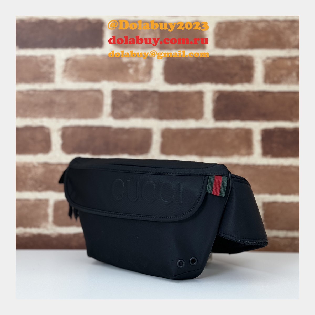 backpacks gg belt bag ebony gg canvas 804262 copy G*u*i bag