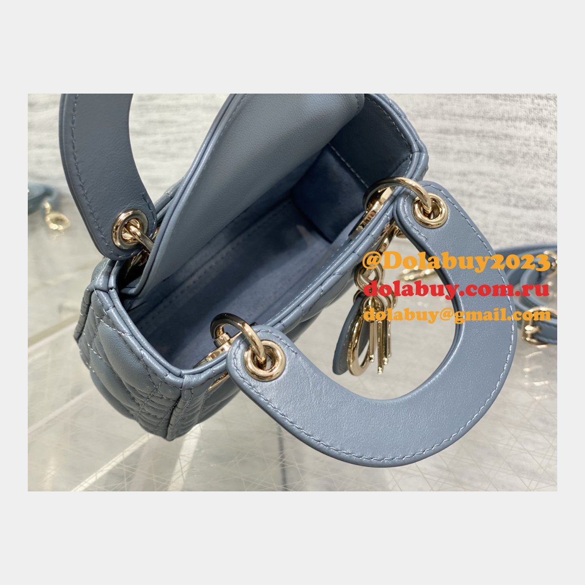 Replica Fashion Dior Micro Lady 1:1 Mirror 12CM Bag