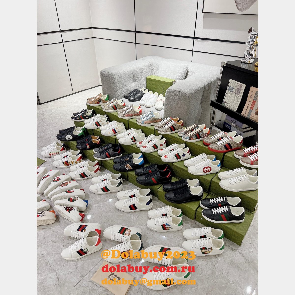 Top Quality ACE EMBROIDERED SNEAKER