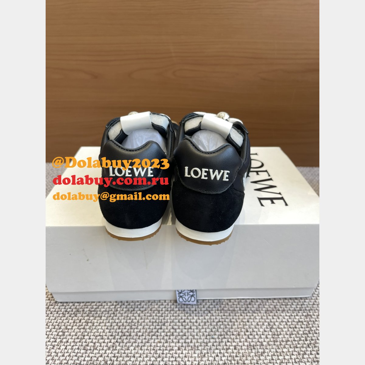 Ballet Runner 2.0 In Nylon And Calfskin