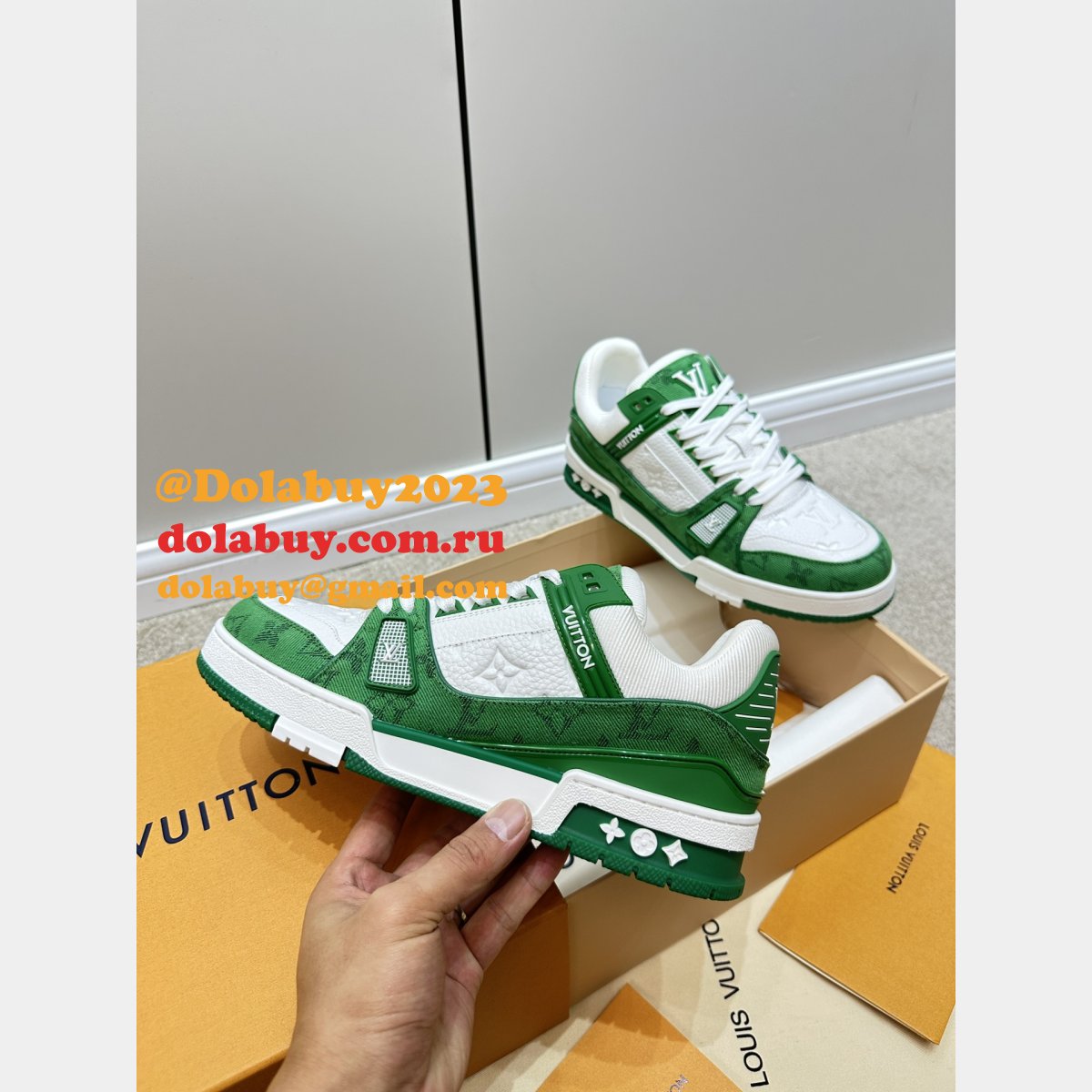 Top Quality LV Trainer Sneaker 1:1 Mirror