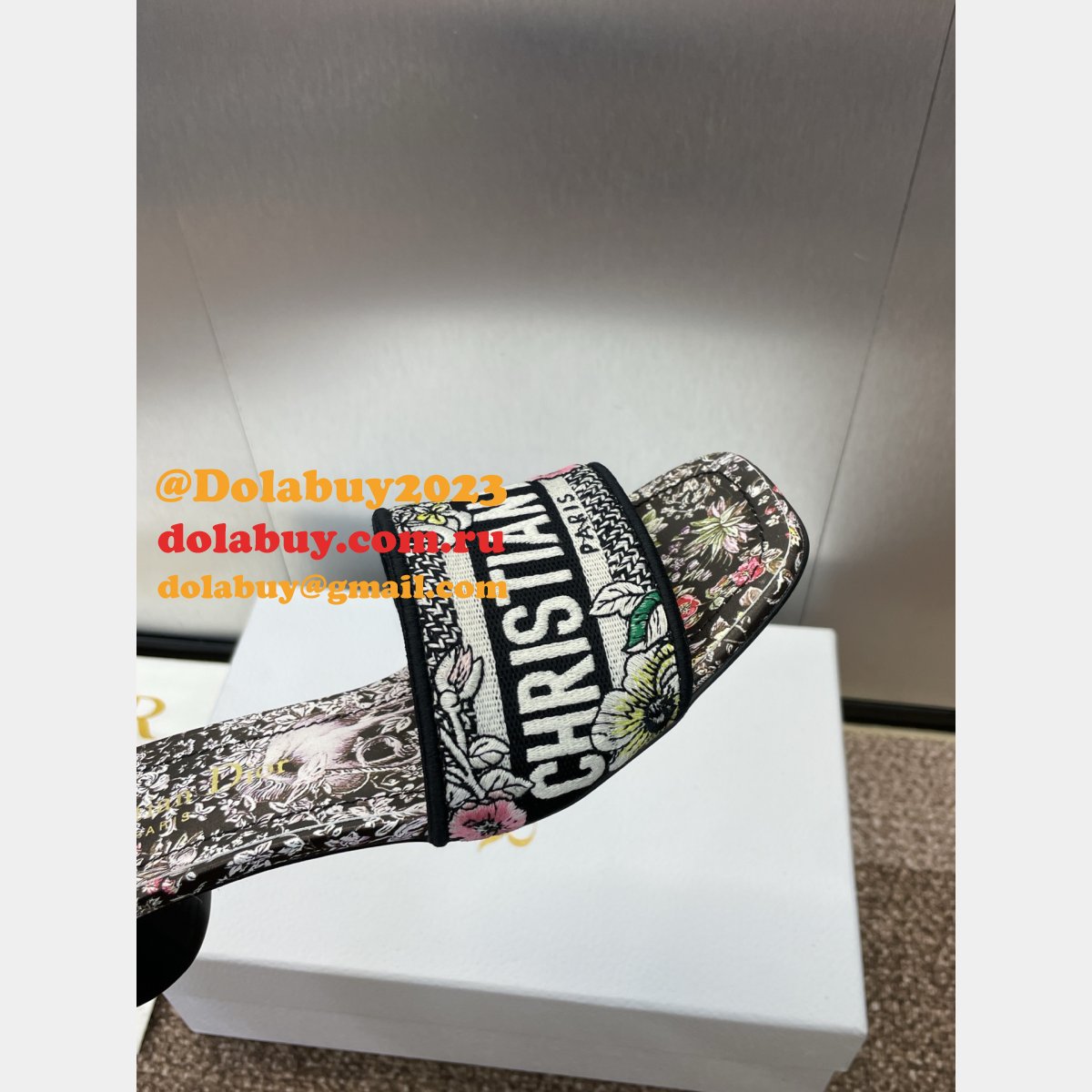 Top Quality DIOR Dway Slide Women Shoes