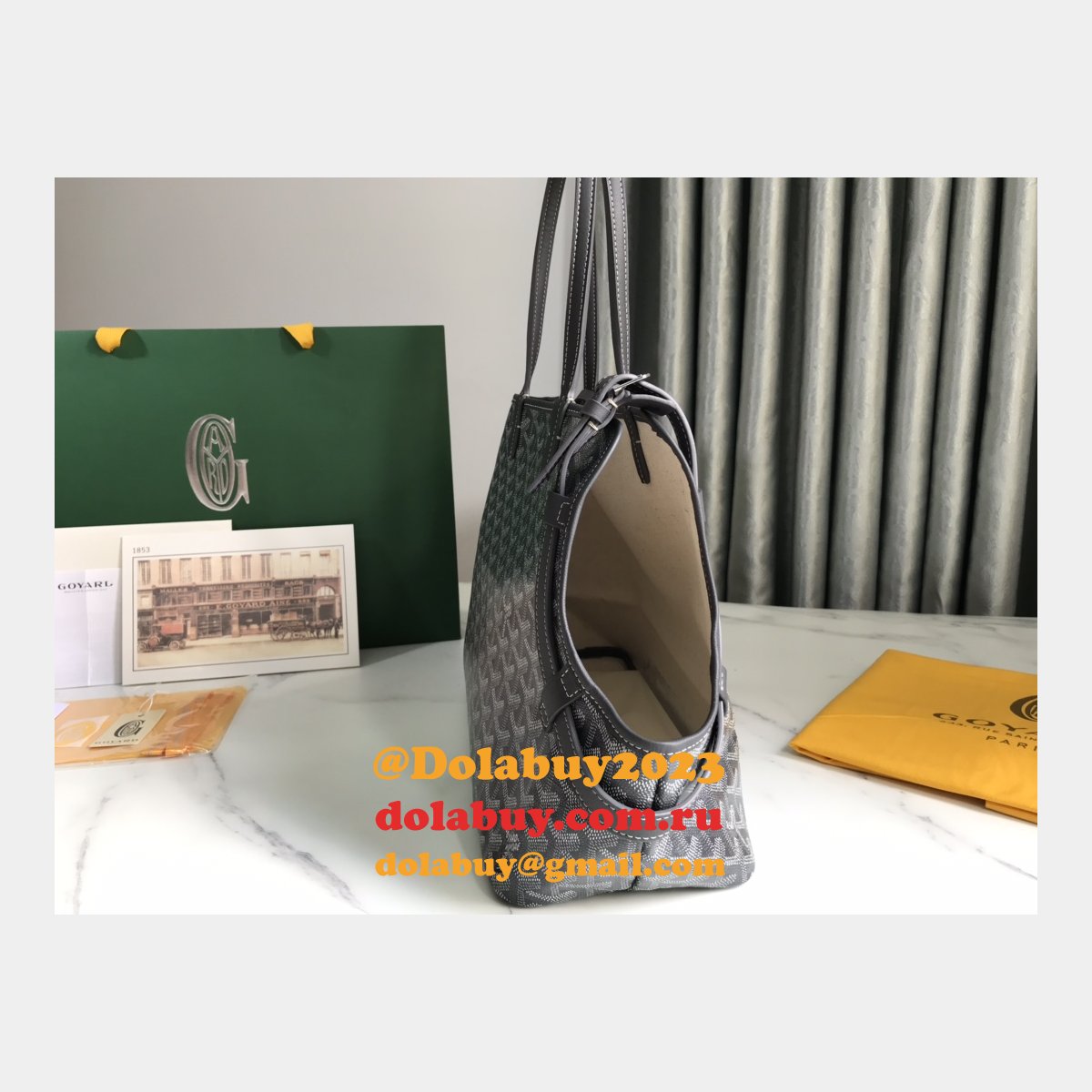 Fashion Goyard Chien Gris & Pocket Pet bag