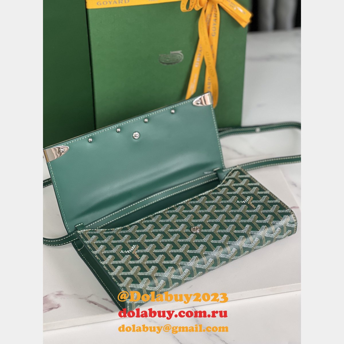 Monte-Carlo 020178 Designer Goyard Clutch Fashion Replica Bag