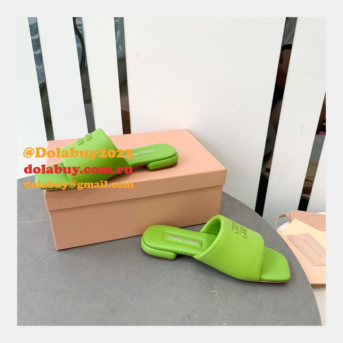 Perfect MiuMiu Bread Slippers Summer Replica Sandals