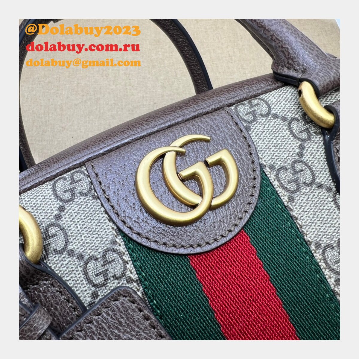 wholesale G*u*i replica savoy duffle bowling men 723309 bag