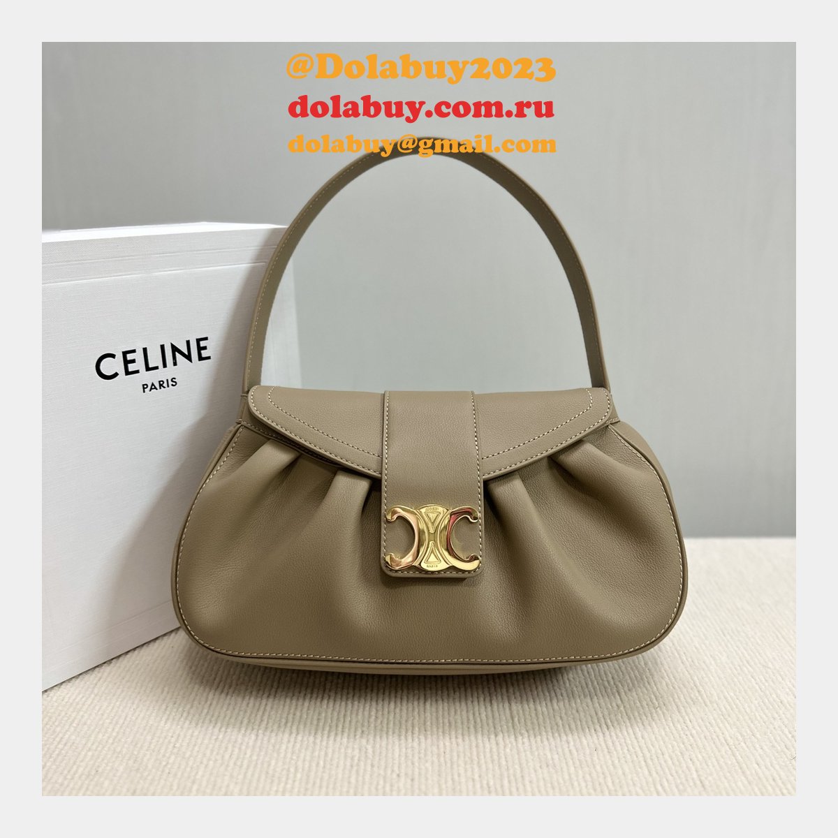 Top Quality Celine POLLY Triomphe 115633 handbag