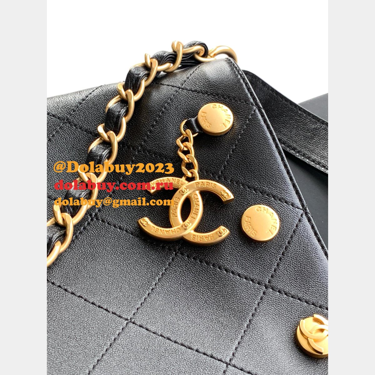 Replica AS5406 Spring-Summer 2025 Large Bucket Black Bag