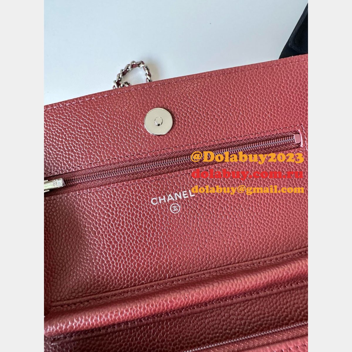 High Quality CC woc chain bag AP0250 MAGNETIC BUCKLE caviar 19CM