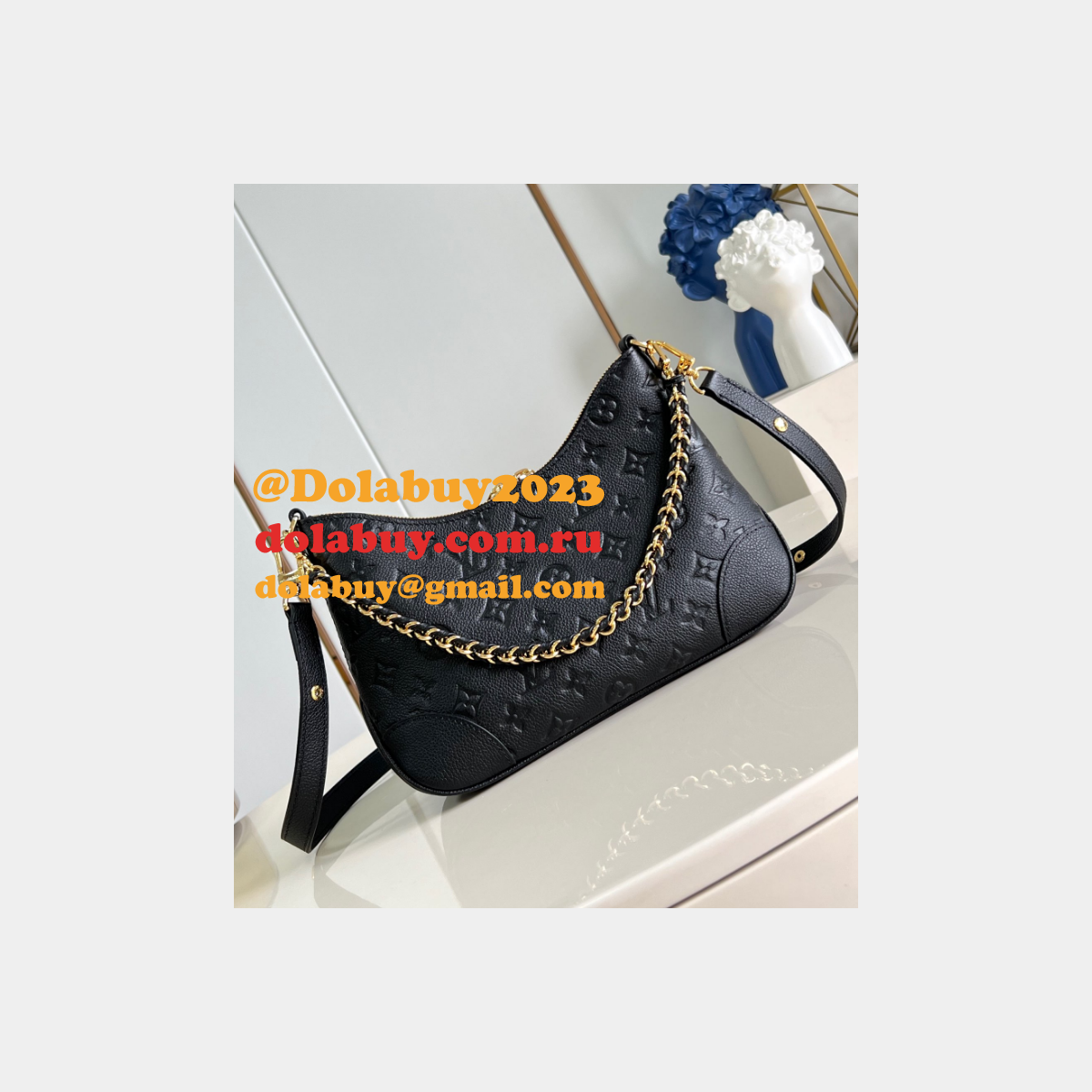 Louis Vuitton M12930 Boulogne Black Replica Top Quality Bag