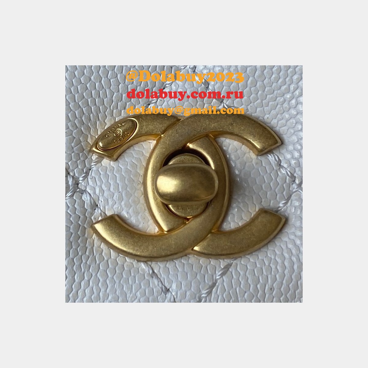 Wholesale Matelasse Top Handle A92990 Designer Bag Caviar 23cm