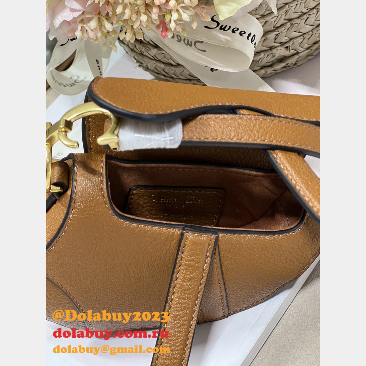 Where to Buy Dior 3067 Maria Grazia Chiuri Saddle Fake Bag Online mini
