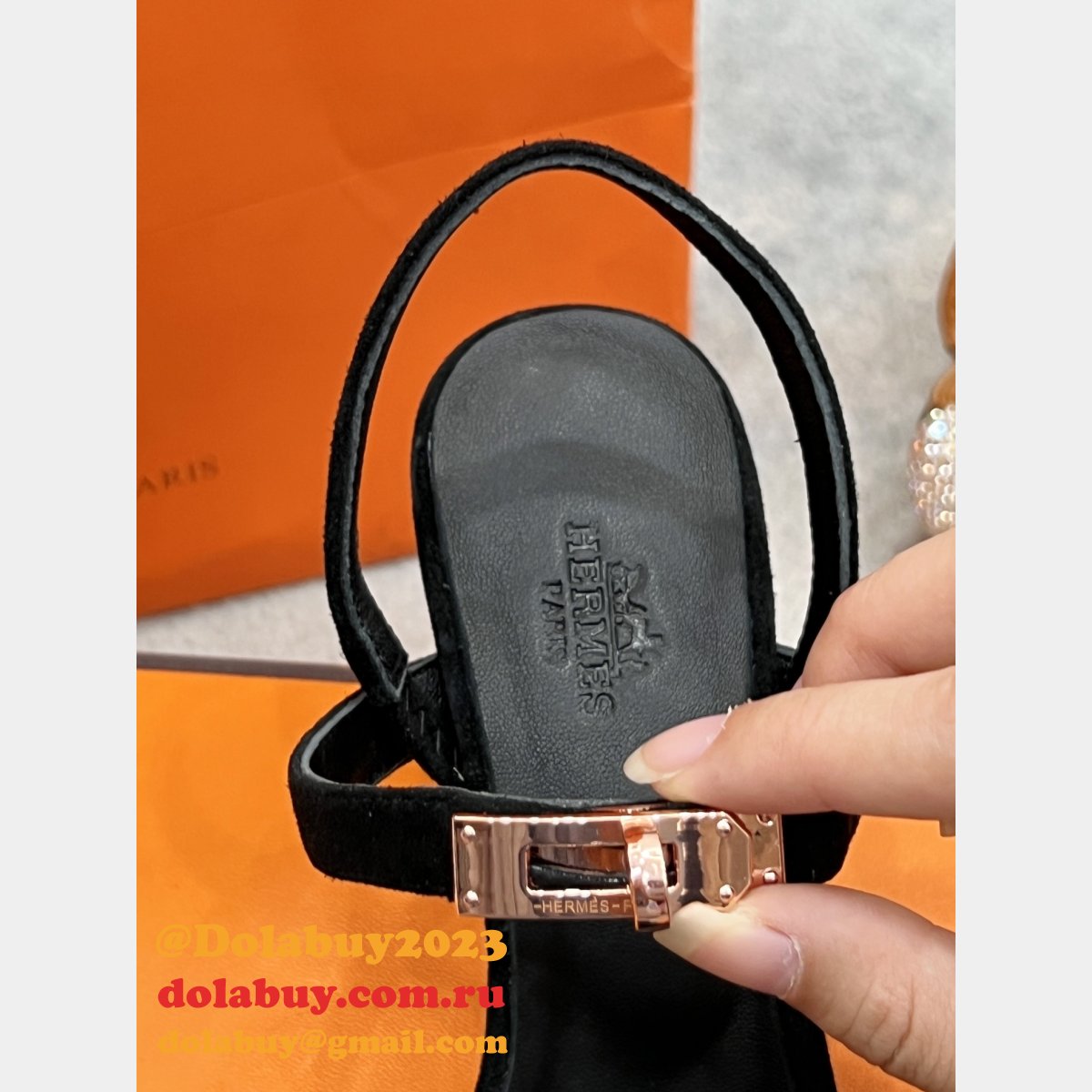 Heel 7.5 cm Designer Hermes Sandals High Quality Shoes