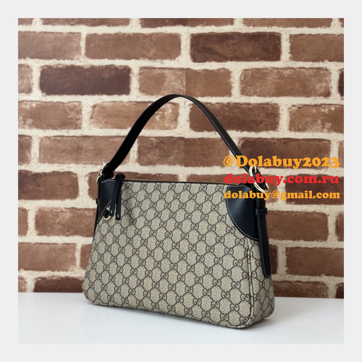 G*u*i luxury copy mirror gg emblem 815216 shoulder bag