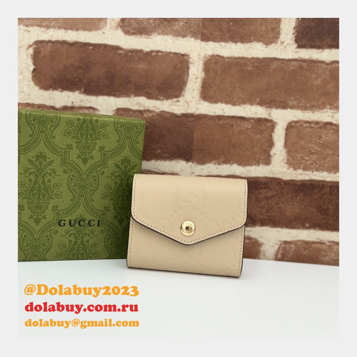 Gucci Knockoff GG Compact High Quality 772793 Wallet