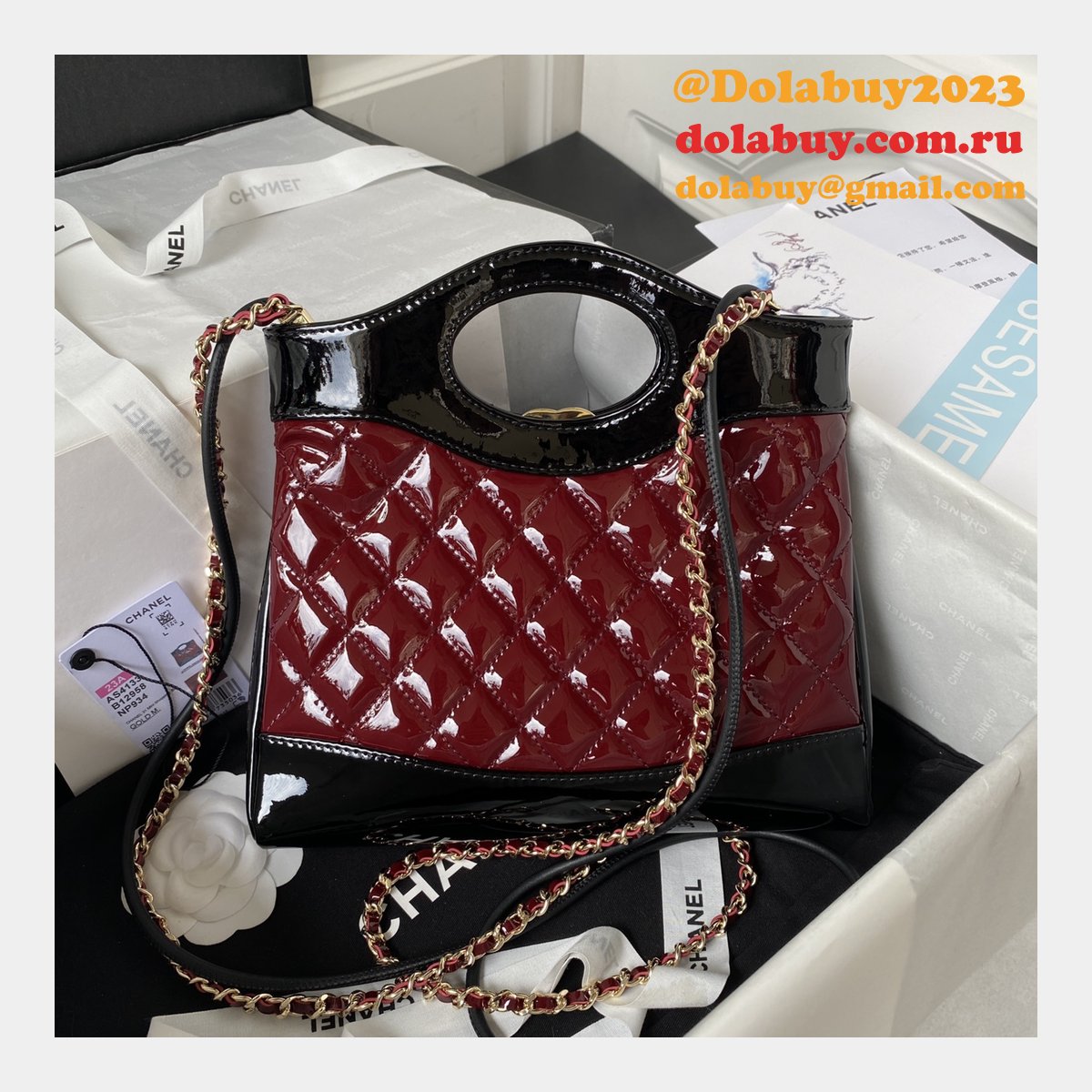 Designer Shop Wholesale Casual Calfskin Shoulder Chain AS4133 Bag