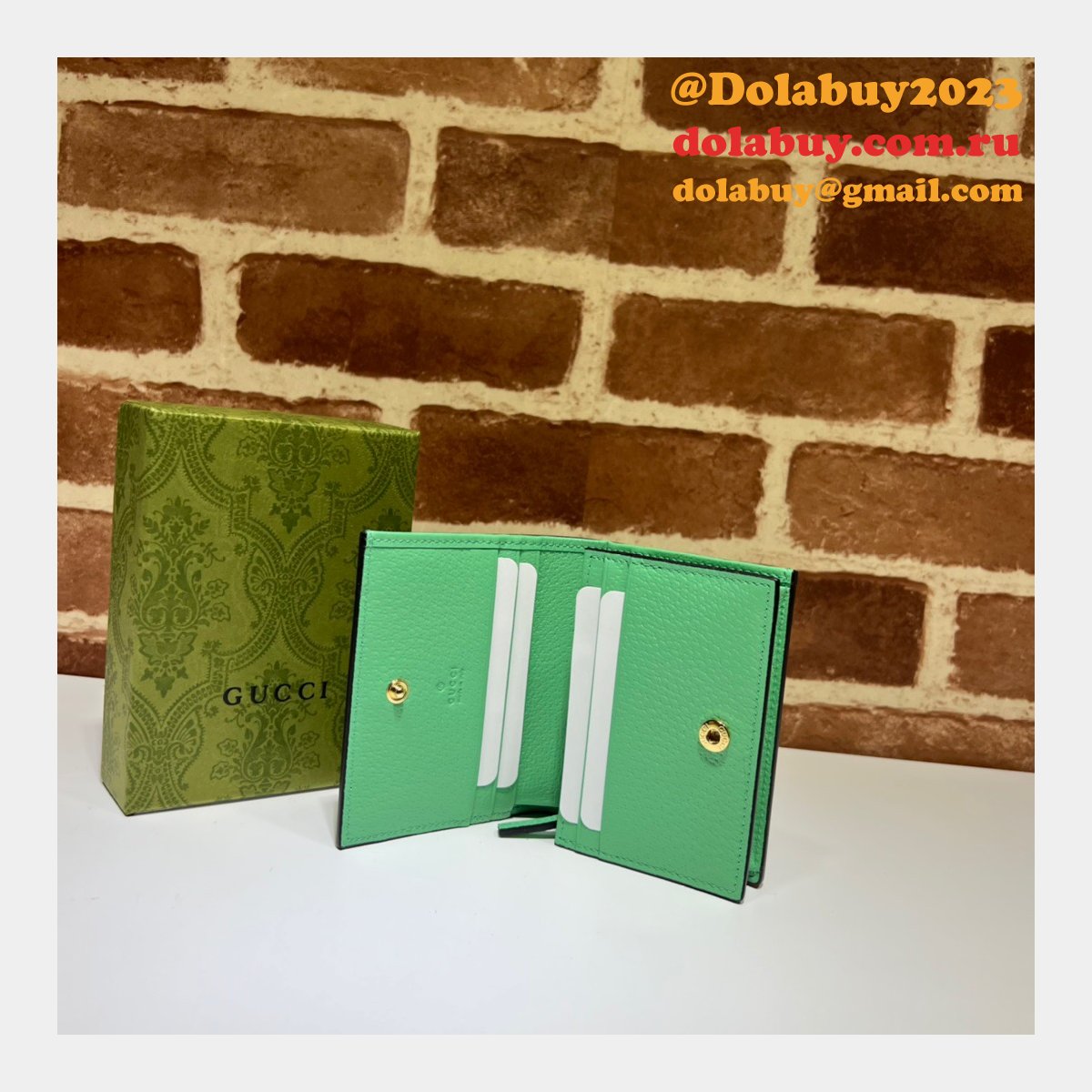 G*u*i knockoff gg supreme jumbo ophidia card case 523155 wallet