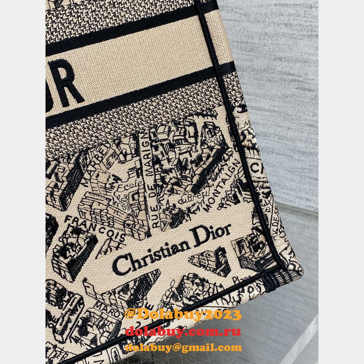 Christian Dior CD Book Tote Top Quality Replica Bags