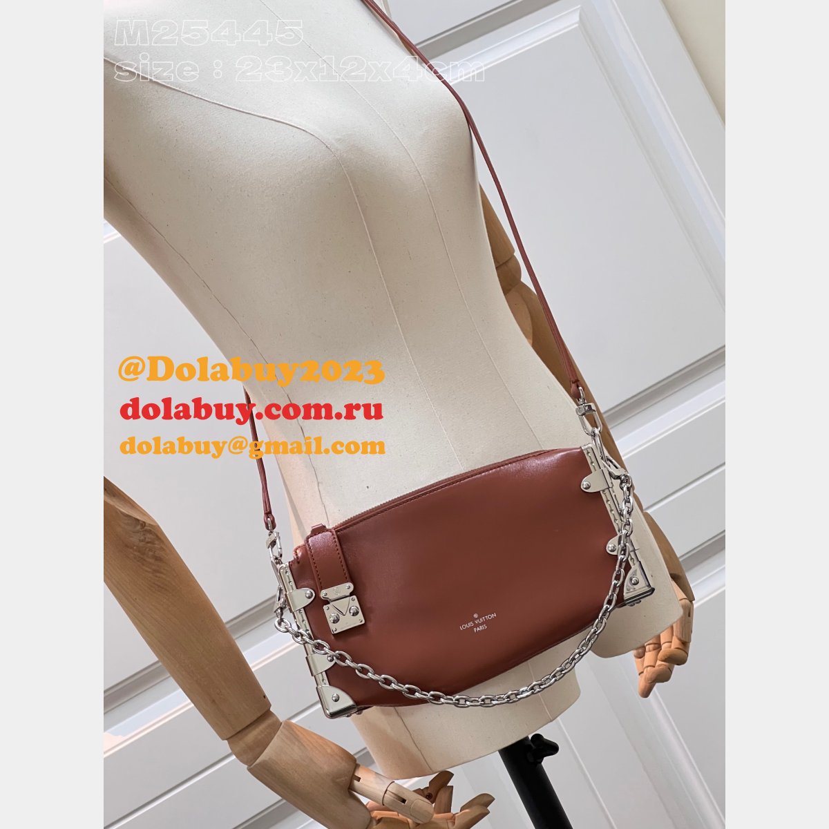 Designer Copy Louis Vuitton Fashion Slim Trunk M25445 Bag