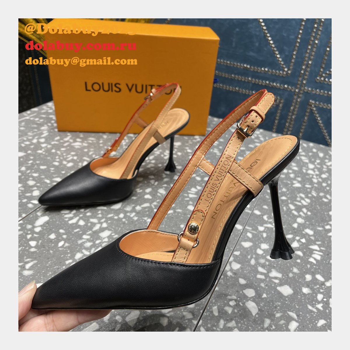 Replica LOUIS VUITTON Blossom Slingback Pump
