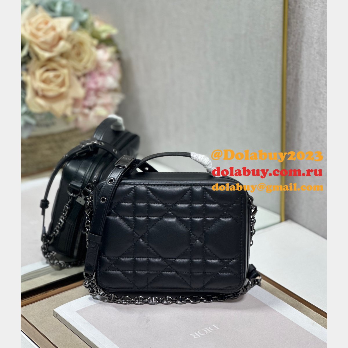 High Quality Dior 5140/2141 Replica Caro Box Bag