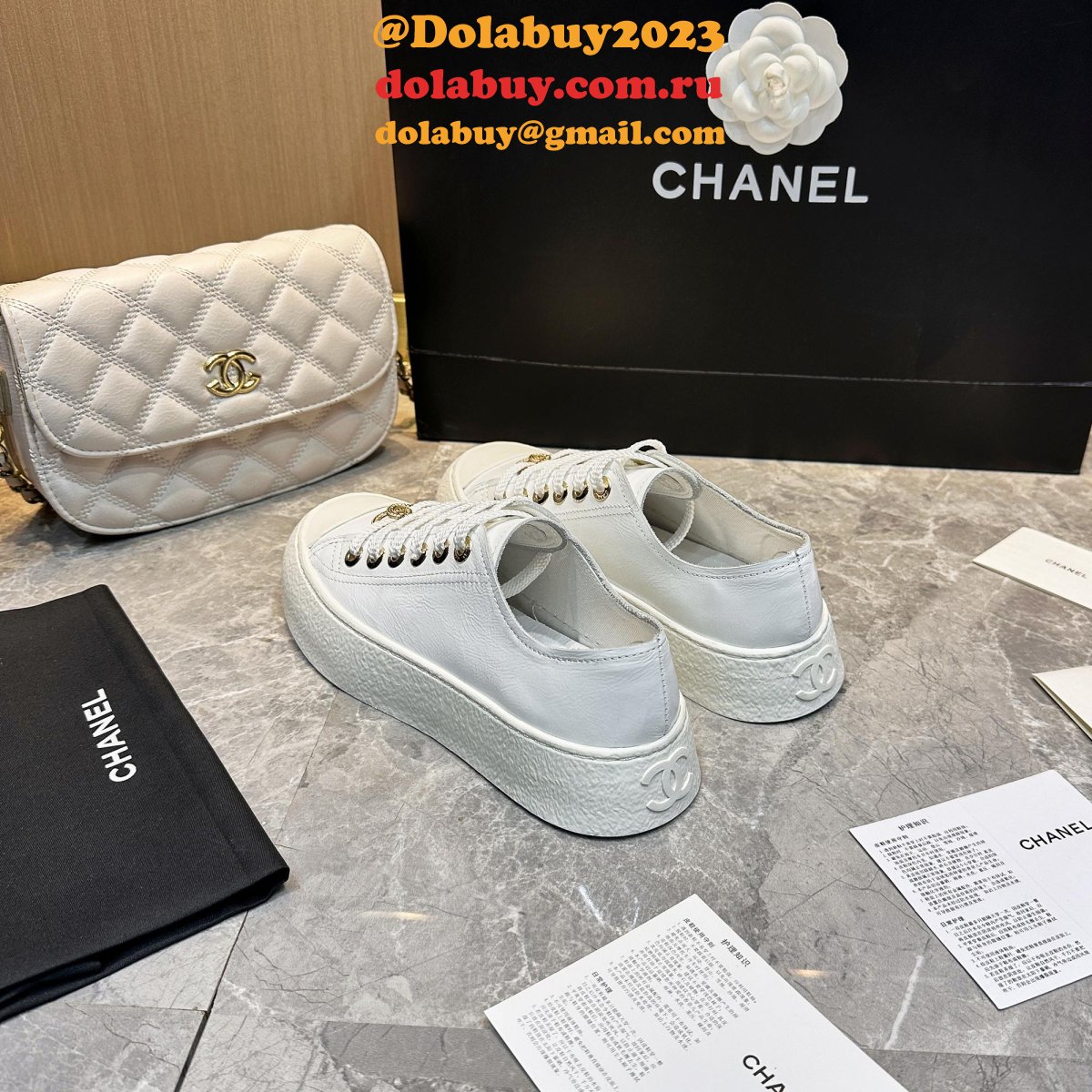 Inspired chane 1:1 Mirror women sneaker