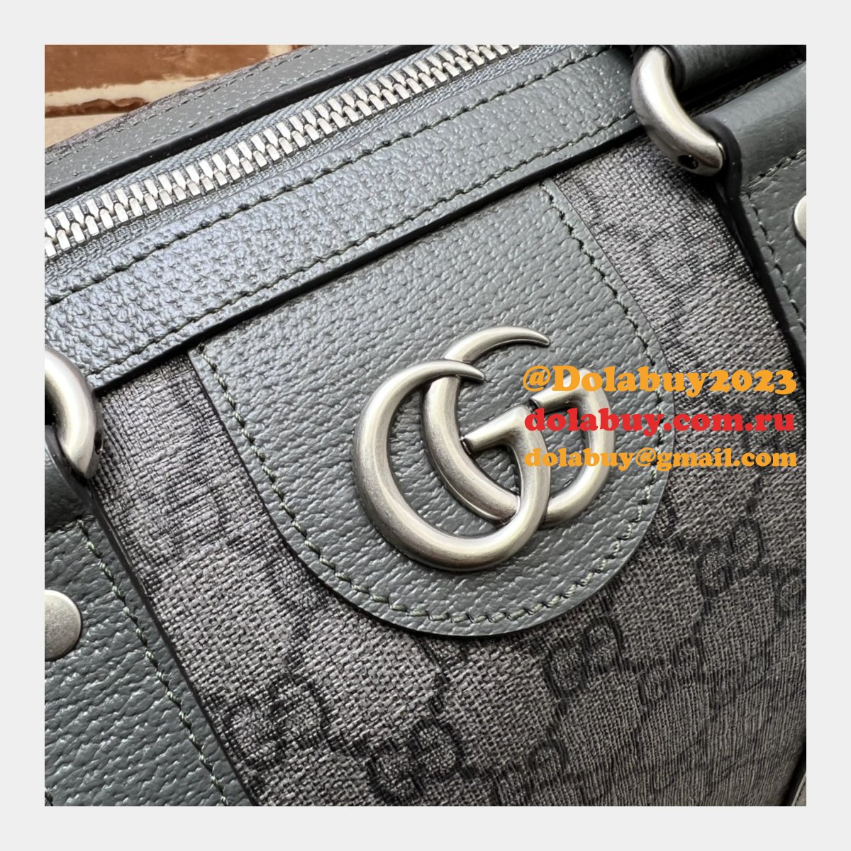 G*u*i 724642 cheap savoy 1:1 mirror duffle replica bag