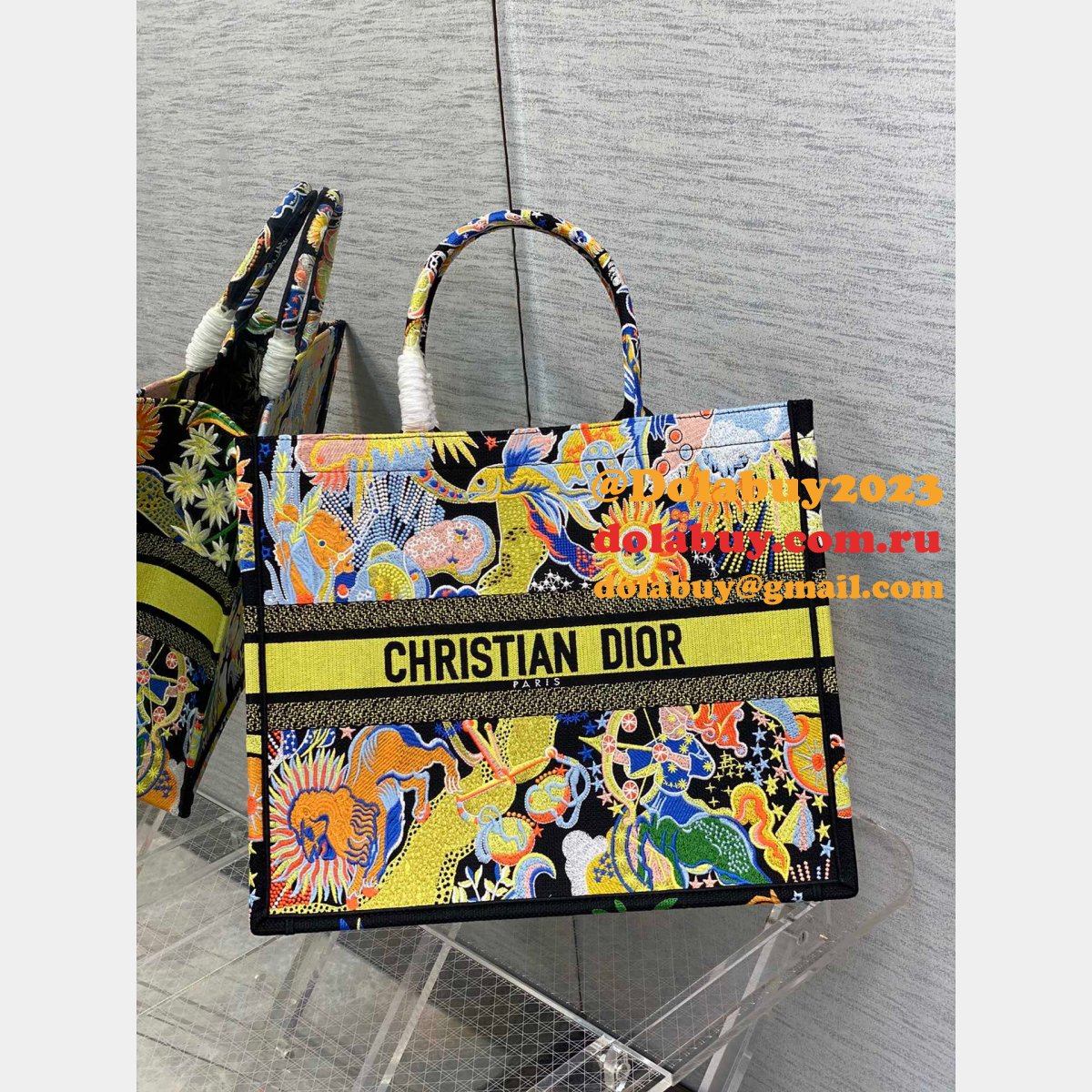 Designer Replica Dior Book Tote 36/41.5CM Fake Purses