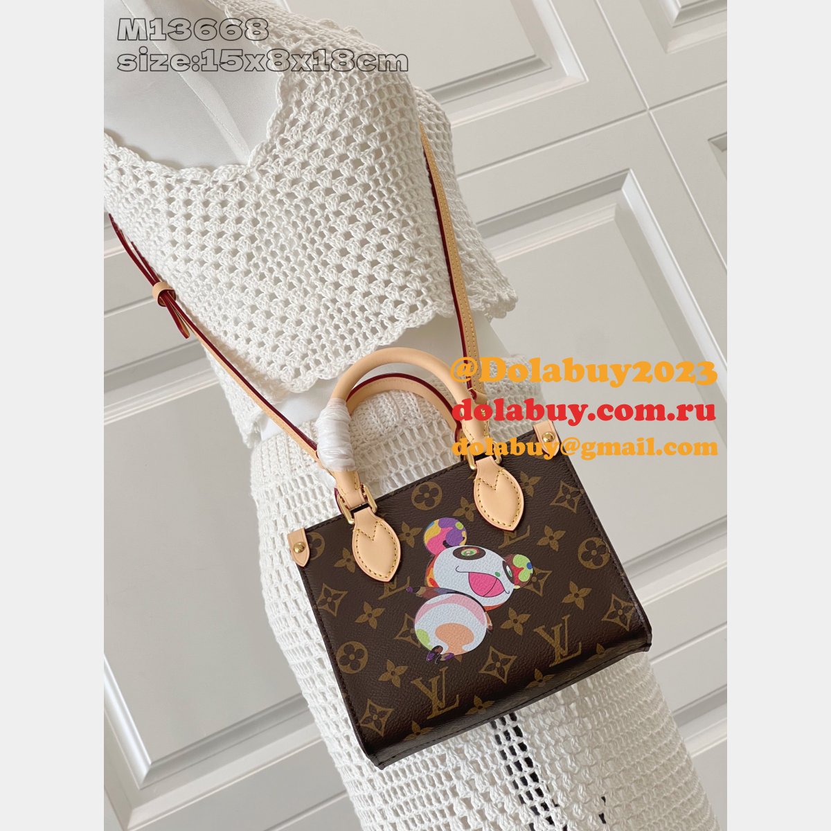 Louis Vuitton Lvons LV x TM OnTheGo BB Monogram Canvas M13668 Women Bagsv