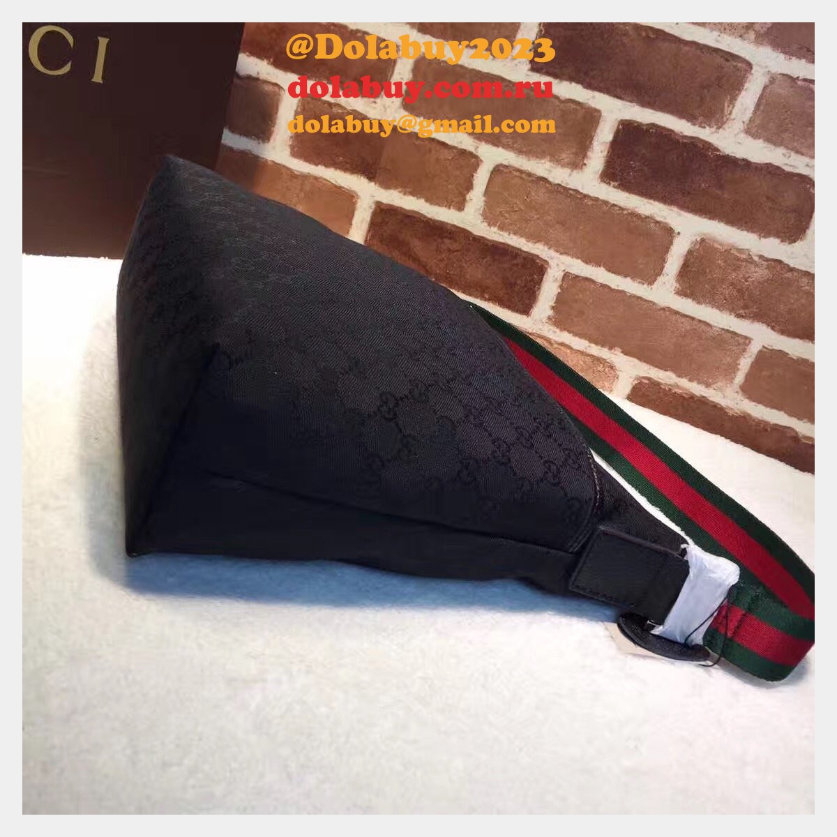 7 star G*u*i cheap crossbody 189751 gg canvas messenger bag